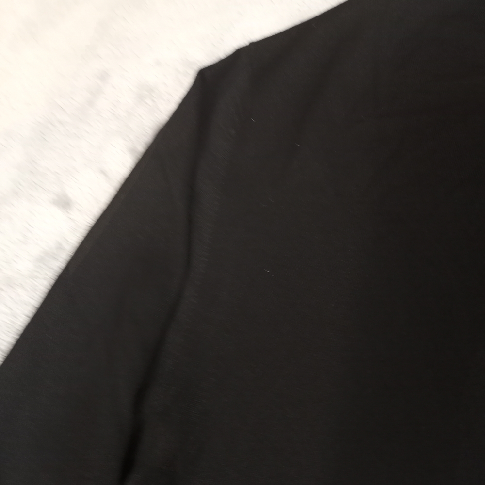 PRADA Women's  navy wool long sleeve V-neck classic sweater IT48  small - Picture 13 of 16